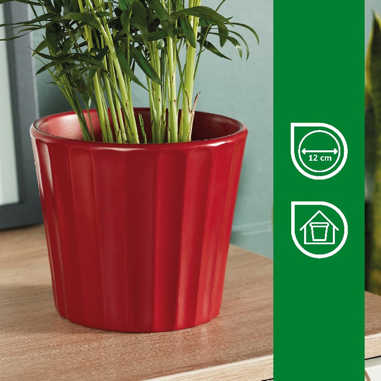 Ghiveci din Argila, Rosu, 14.5 cm  Verve