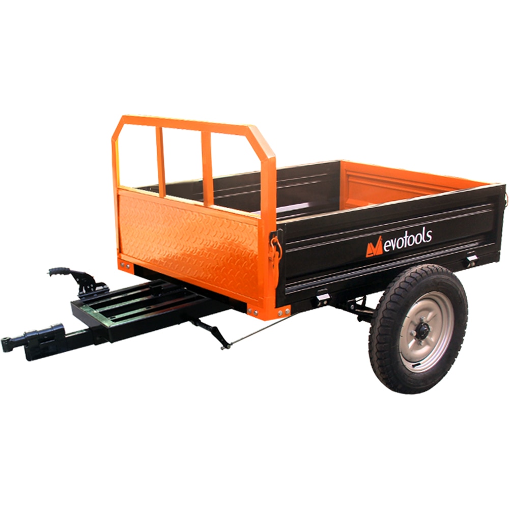 Remorca minitractor EVOTOOLS, metal, 500kg