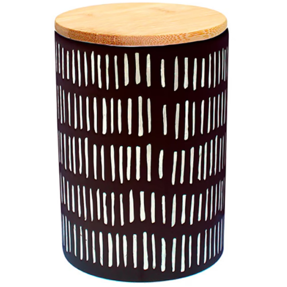 Recipient depozitare FRANDIS, 11x15.6cm, ceramica, negru