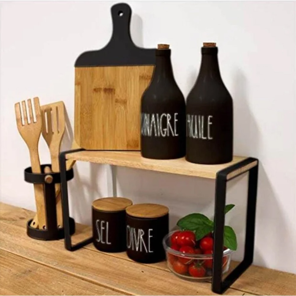 Etajera FRANDIS, 35 x 18 x 19 cm, maro