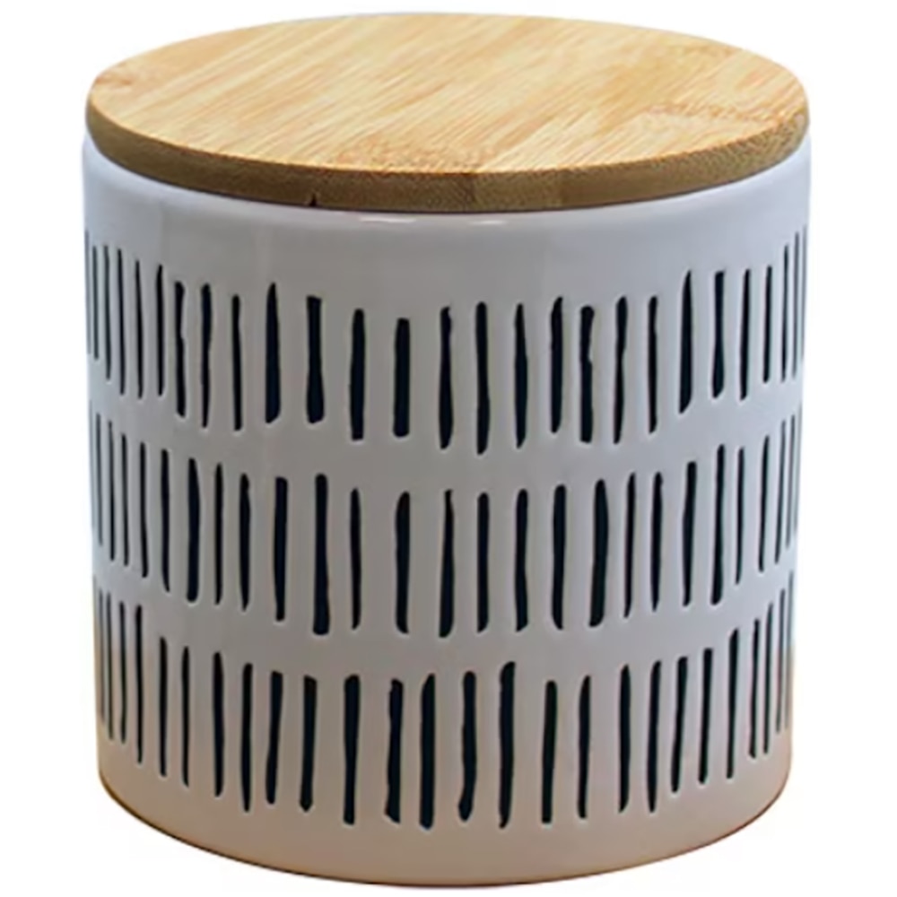 Recipient depozitare FRANDIS, 11x10.6cm, ceramica, alb