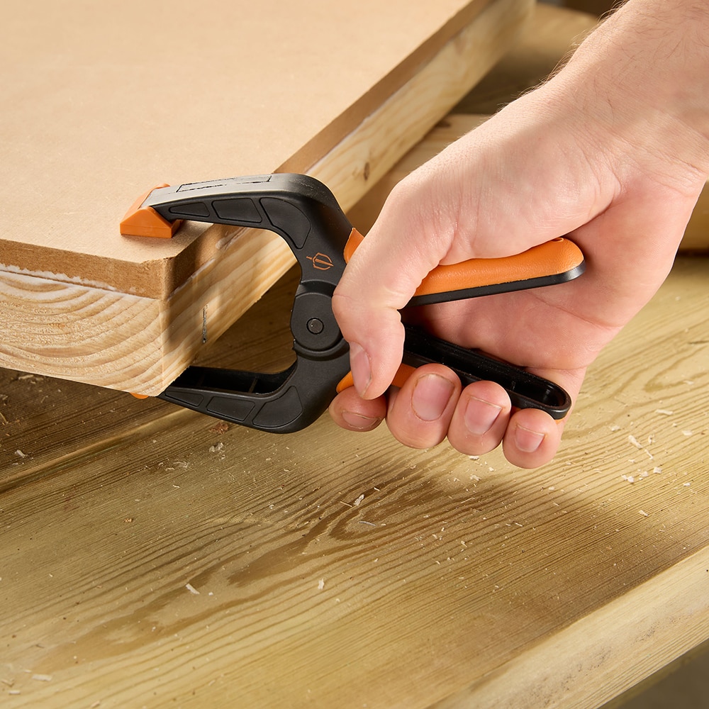 Cleste cu arc MAGNUSSON, 165 x 125 mm, plastic, negru/portocaliu