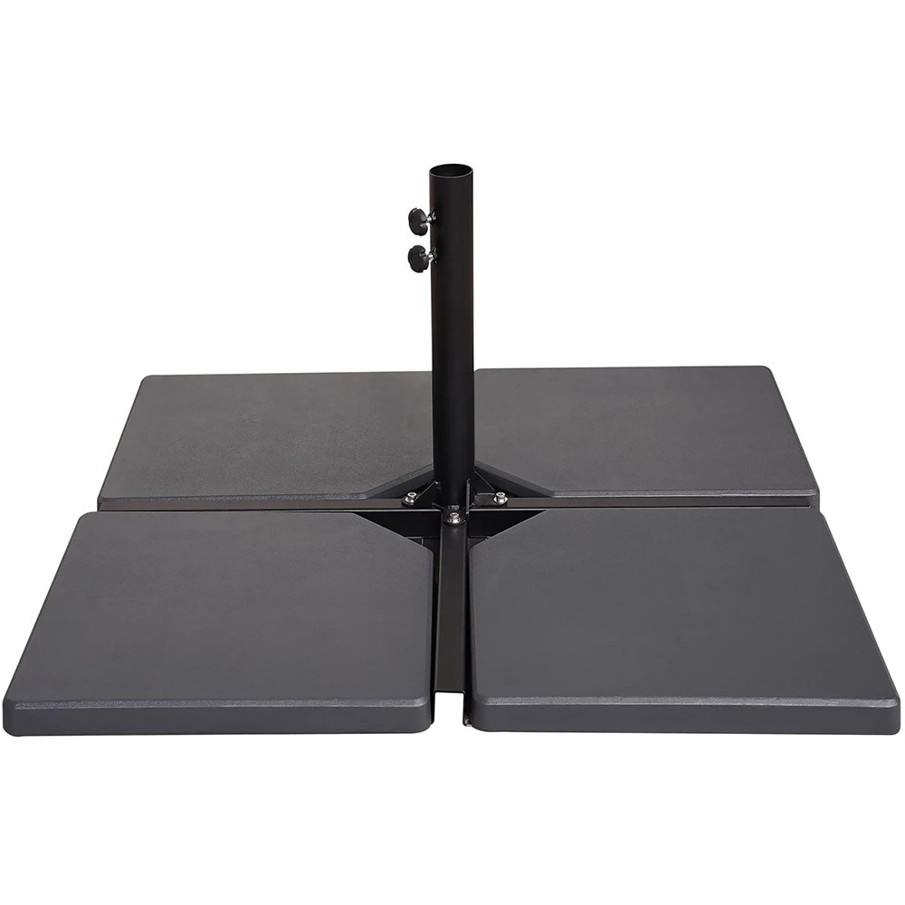 Suport umbrela GOODHOME Moku, 50 x 50 x 5.5 cm, 30kg, beton, negru
