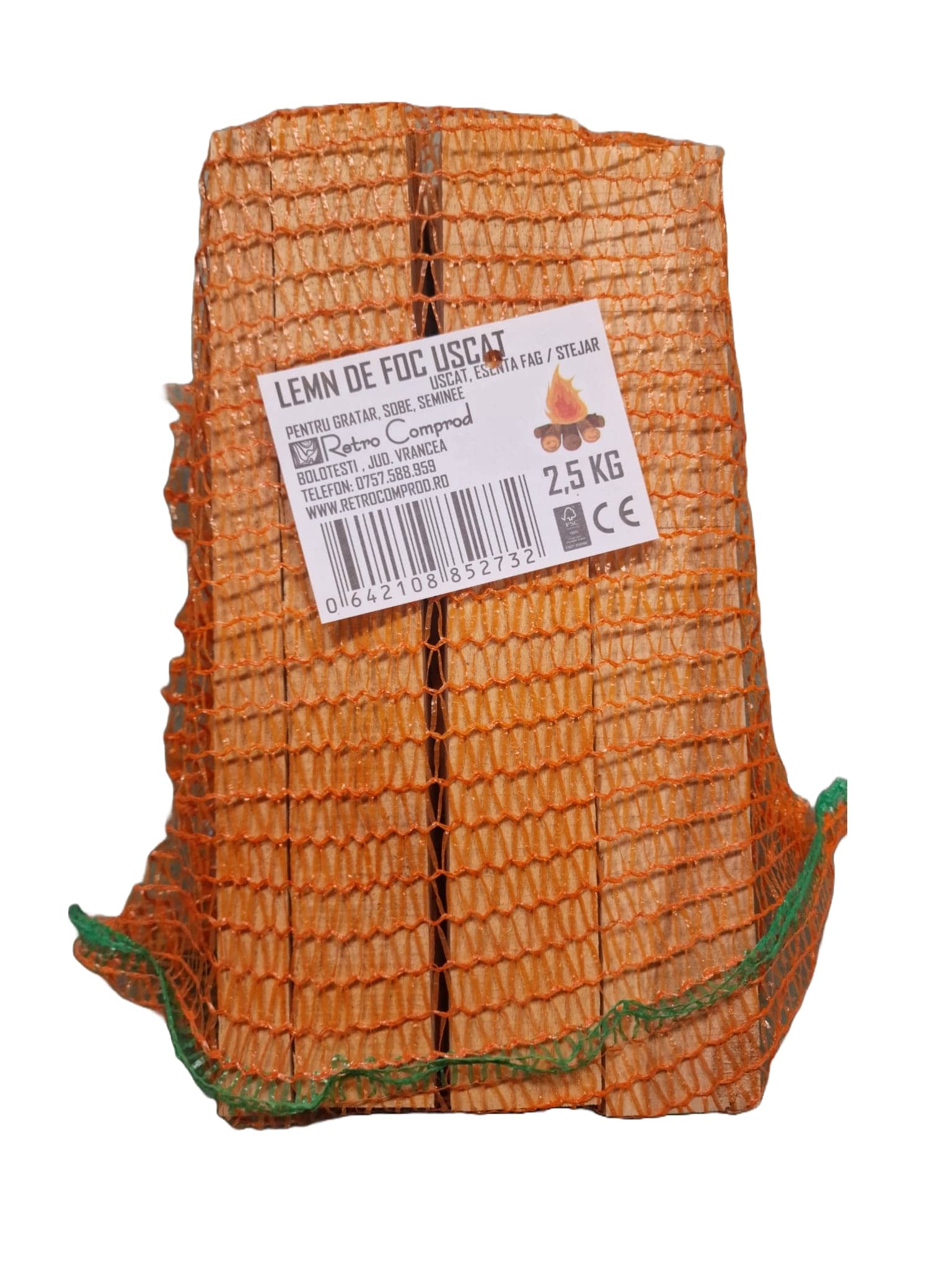 Lemn De Foc, esenta fag/stejar, 2.5Kg