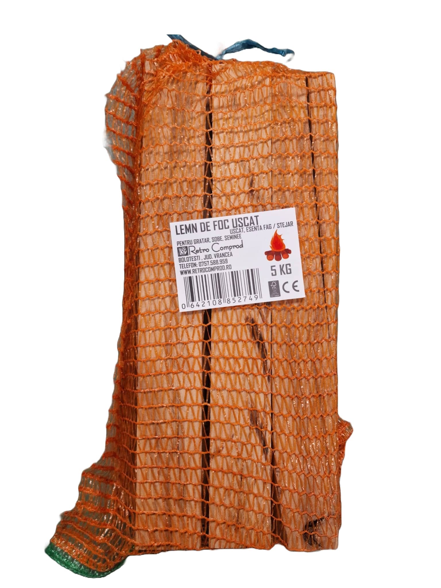 Lemn De Foc Uscat, esenta fag/stejar, 5Kg