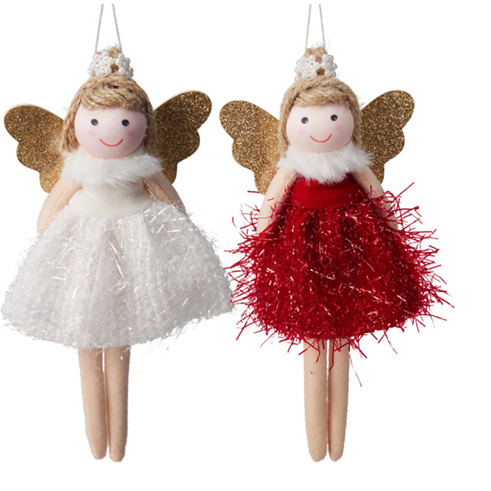 Decoratiune Ingeras cu agatatoare, 17cm, diverse modele