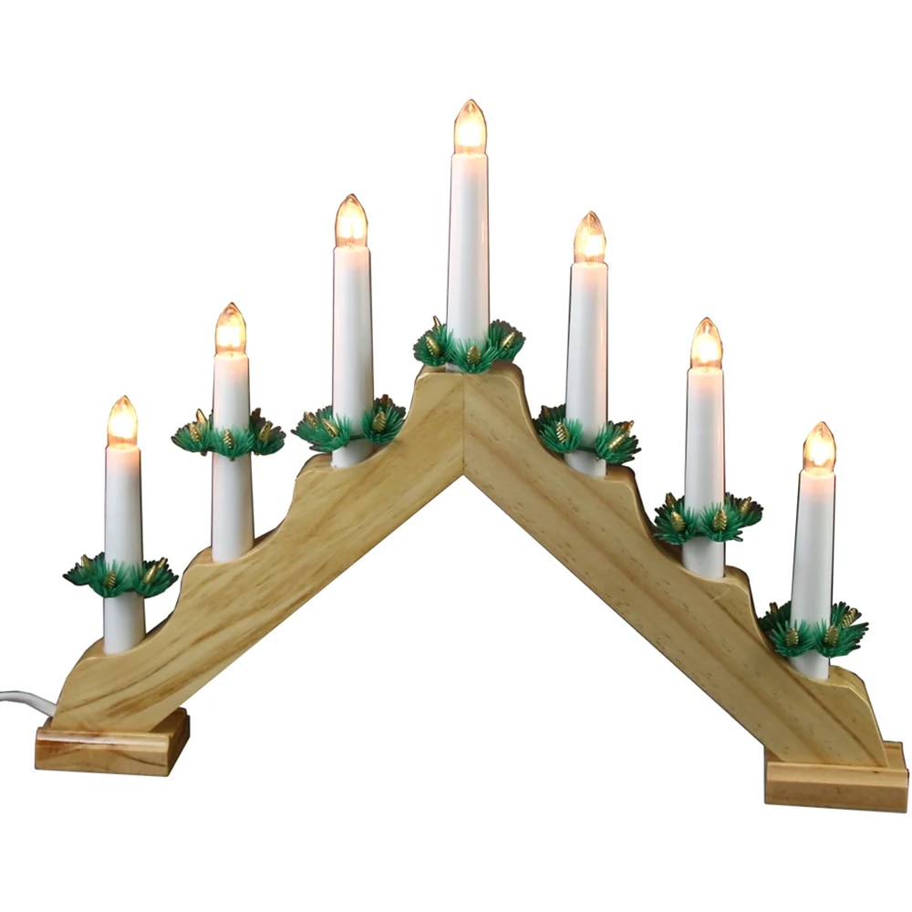 Sfesnic Lumanari LED, 40 x 31 cm, maro 