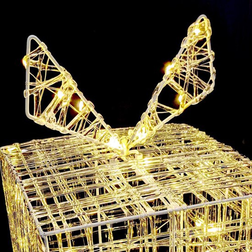 Decoratiuni cutii cadou LED, 90 becuri, 3 bucati