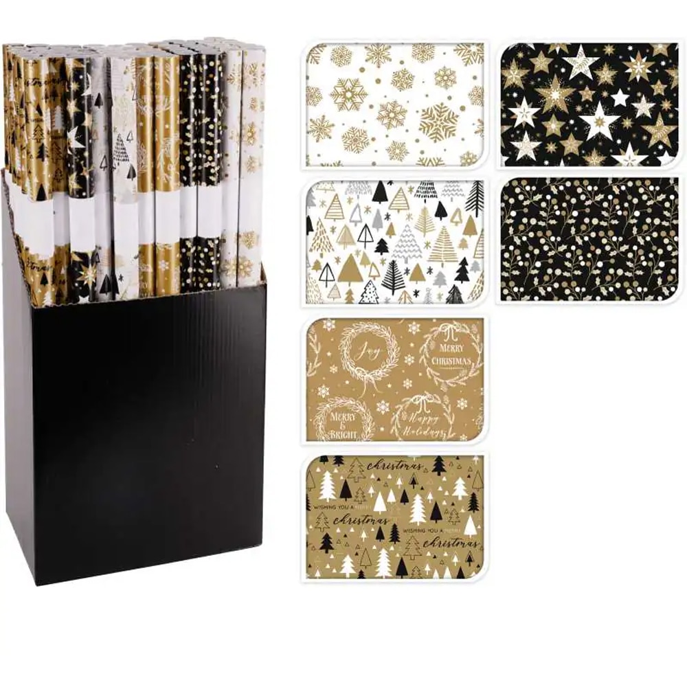 Hartie cadou Chic, 70x200 cm, diverse sortimente