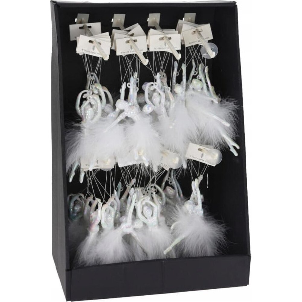 Decoratiune Balet, 15 cm, transparent