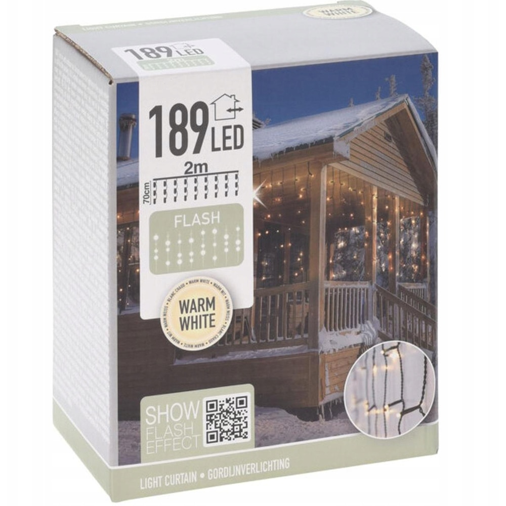 Perdea lumini Flash LED, 200x70 cm