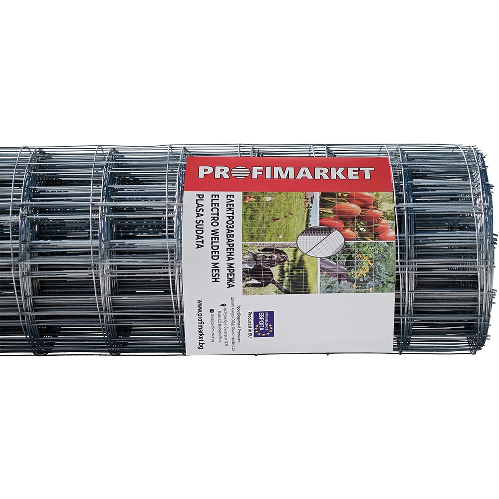 Plasa gard sudata zincata, 25 x 1.2 m, 1.5 mm