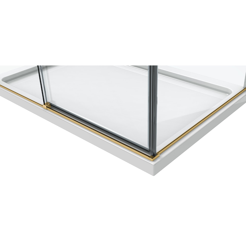 Cabina dus standard BELFORM Fortuna, dreptunghiulara, aluminiu, 120 x 80 x 200 cm, sticla securizata 6mm, profil auriu