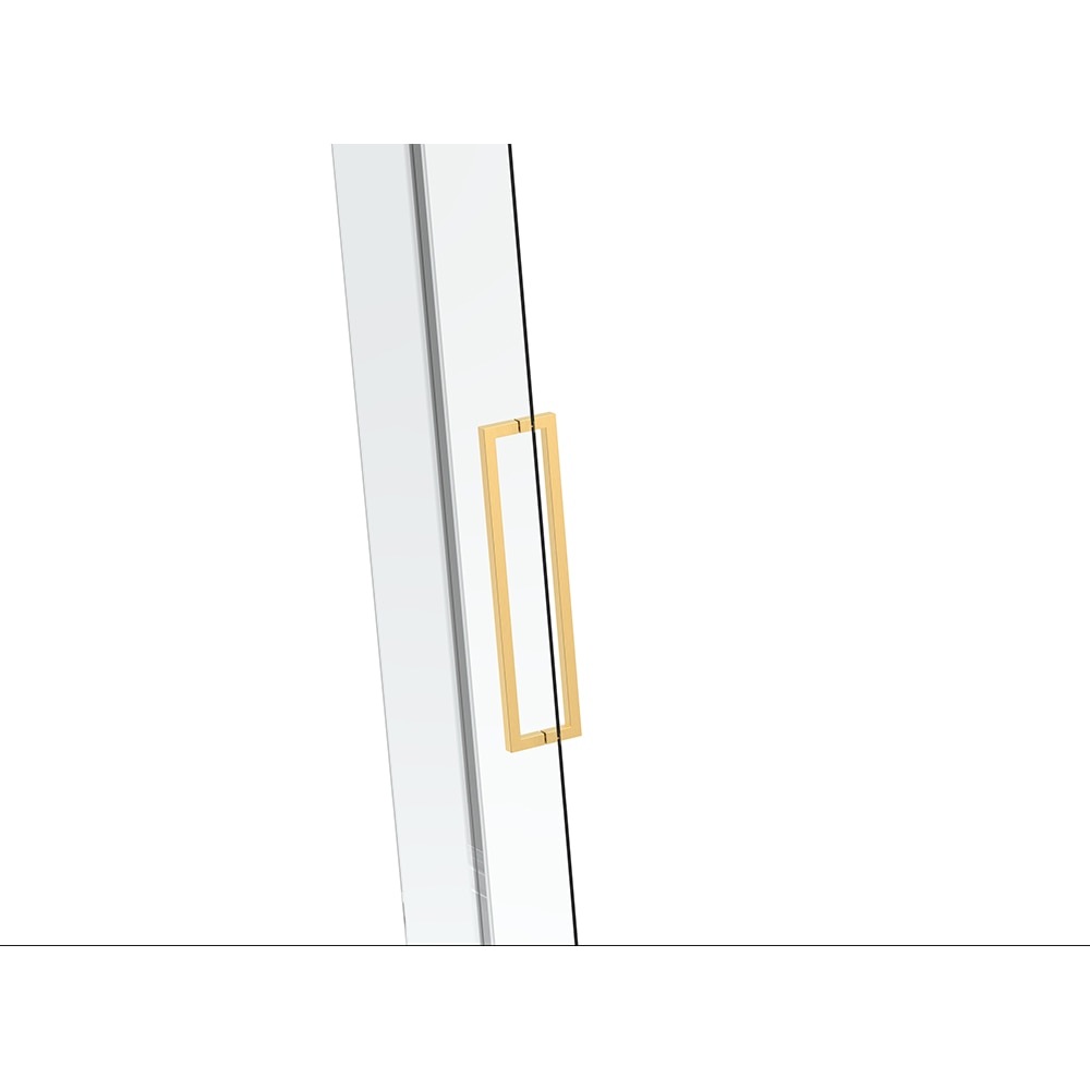 Cabina dus standard BELFORM Fortuna, pentagonala, aluminiu, 90 x 90 x 200 cm, sticla securizata 6mm, profil auriu