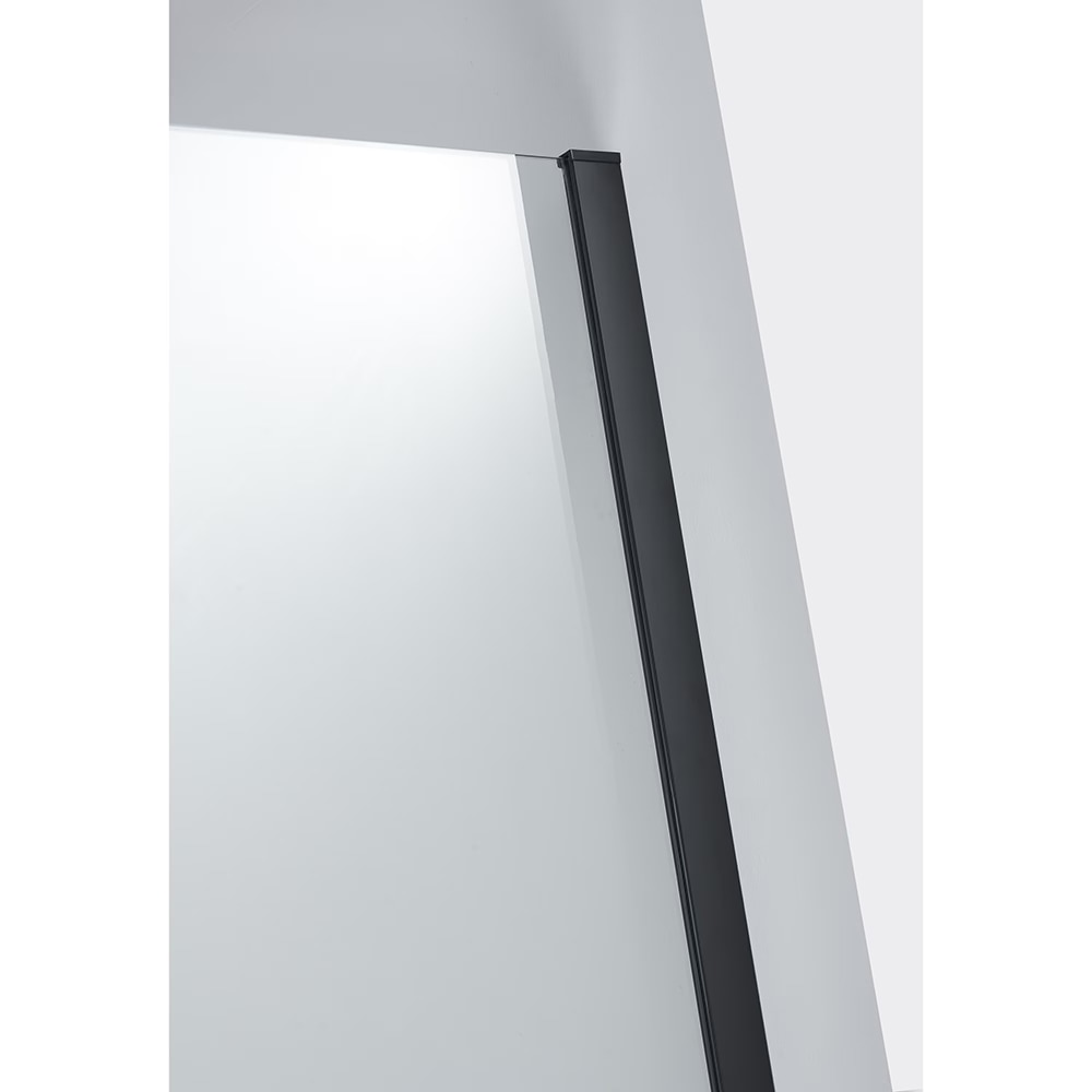 Paravan dus walk-in BELFORM Infinity 27BL2002, aluminiu, sticla securizata transparenta, 70 x 200 cm, negru