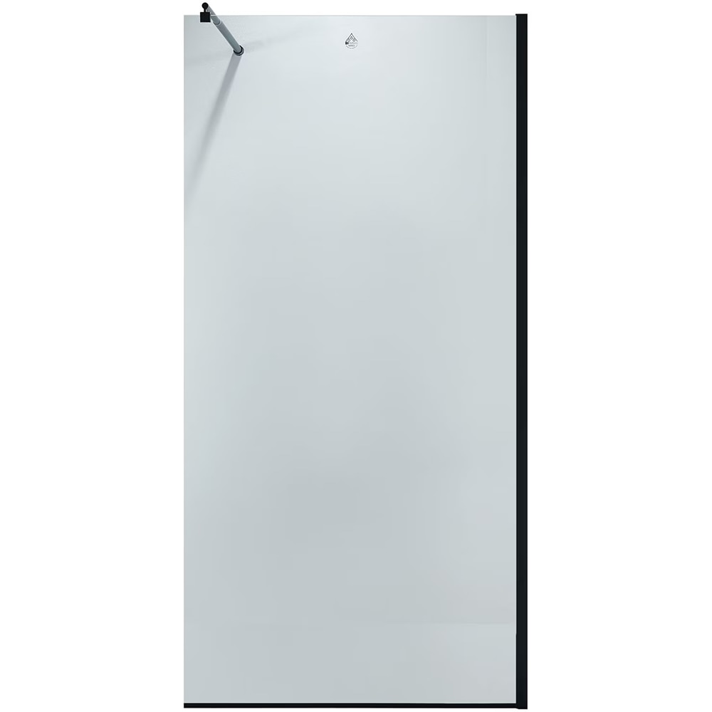 Paravan dus walk-in BELFORM Infinity 27BL2002, aluminiu, sticla securizata transparenta, 70 x 200 cm, negru