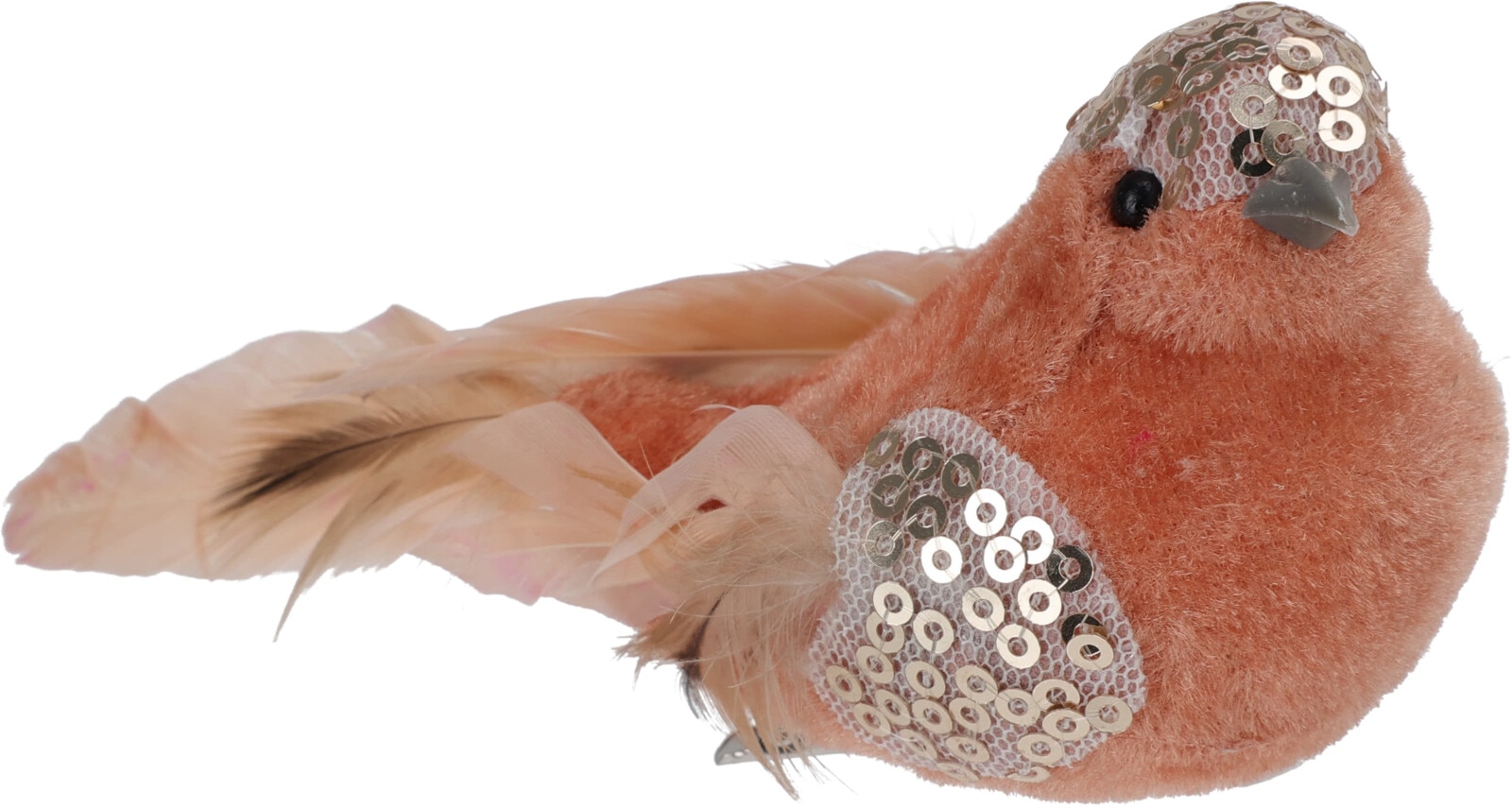 Decoratiune Craciun, model pasare, multicolor, 2 bucati