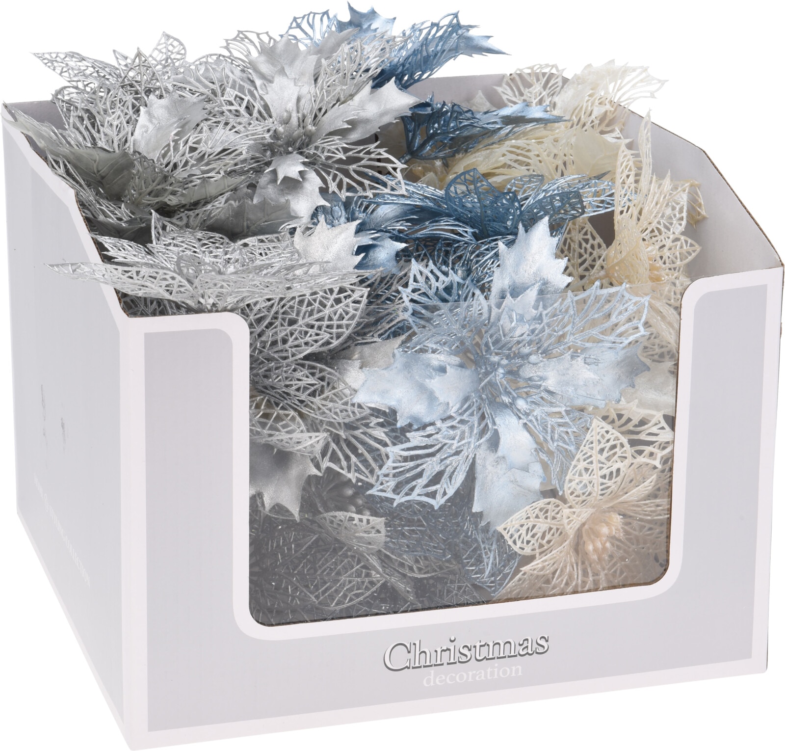 Decoratiune floare, 21cm, diverse culori