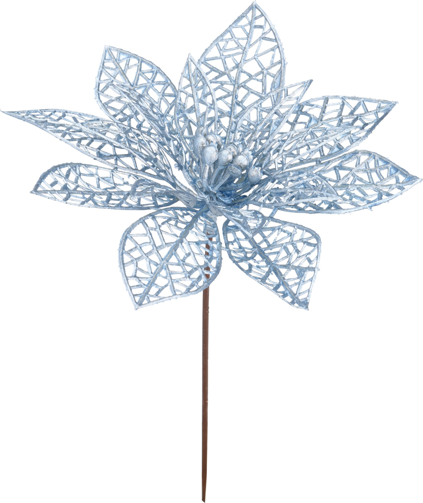 Decoratiune floare, 21cm, diverse culori