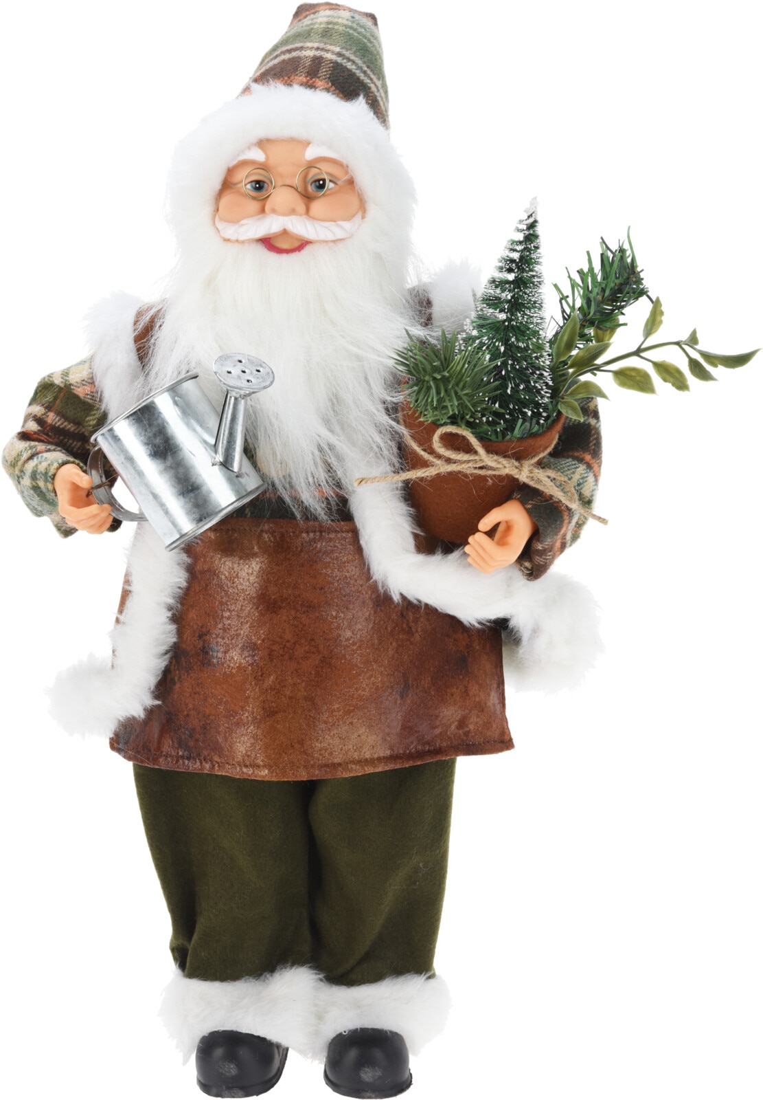 Figurina Mos Craciun, 25 x 12 x 45 cm, multicolor