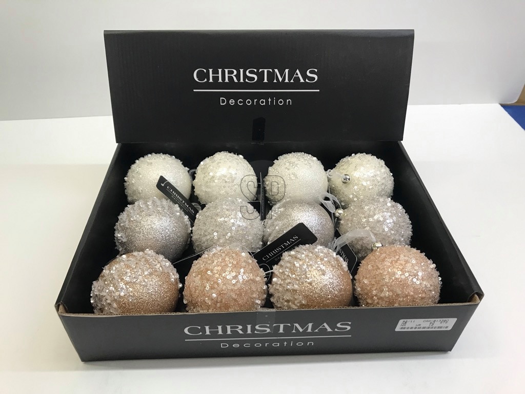 Glob de Craciun, 8 cm, multicolor