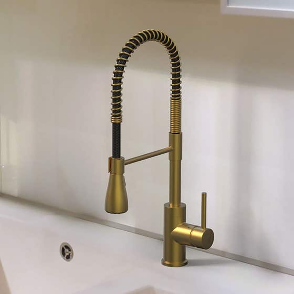 Baterie bucatarie GOODHOME Seville, alama, auriu