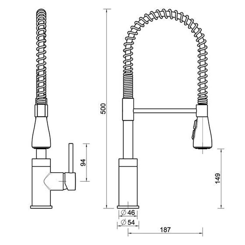 Baterie bucatarie GOODHOME Seville, alama, auriu