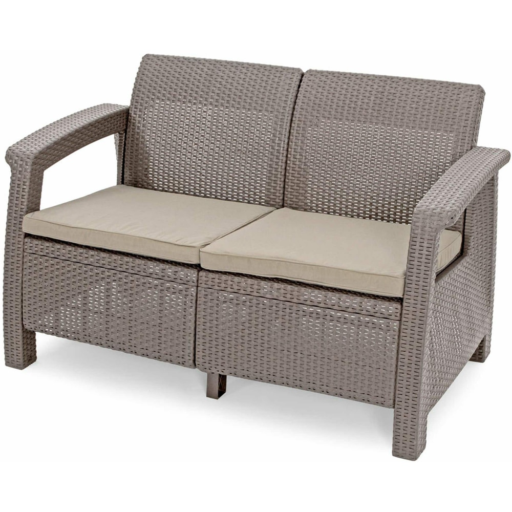 Set mobilier gradina Keter, 5 piese, perne, gri