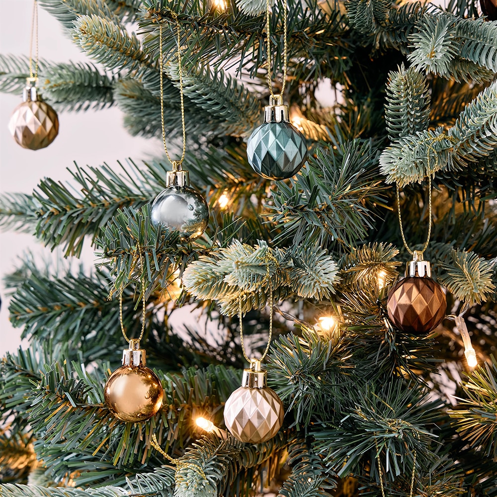 Set globuri Cottage, 3 cm, multicolor, 20 bucati