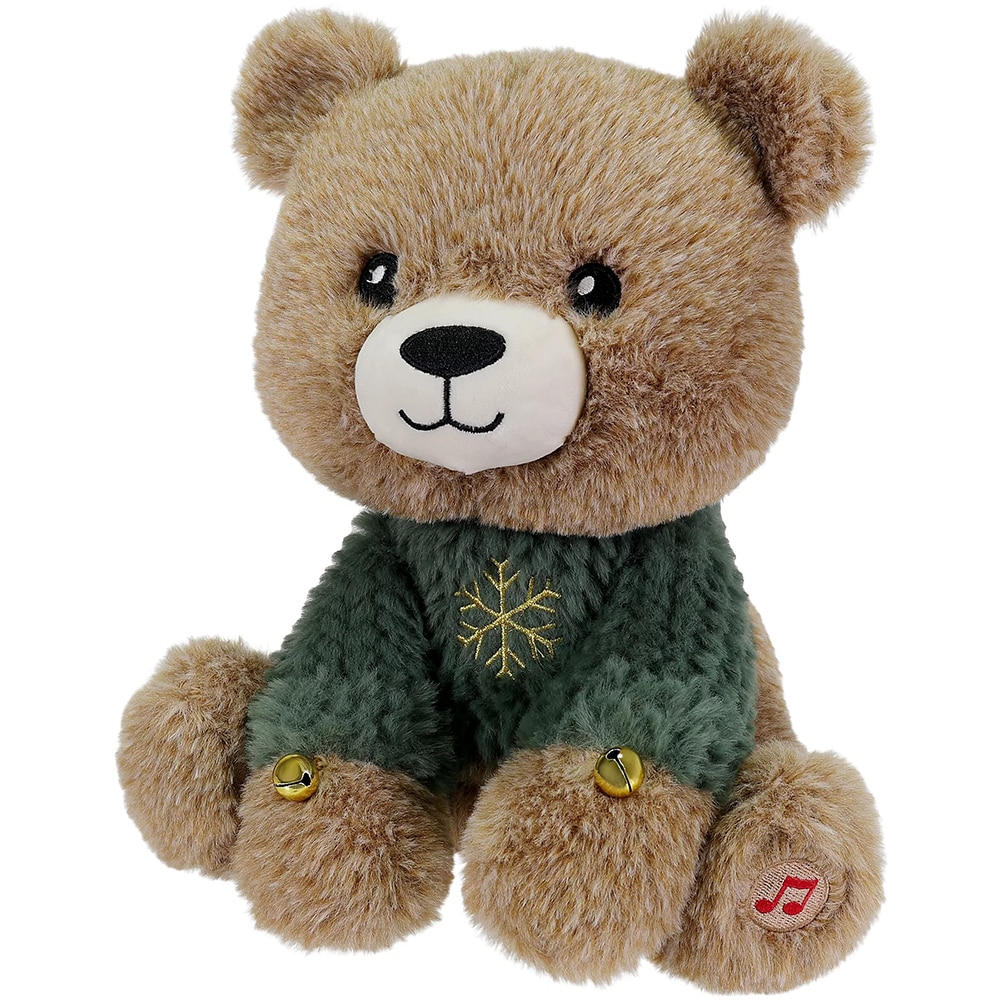 Ursulet interactiv cu sunete, 23.5 cm, maro