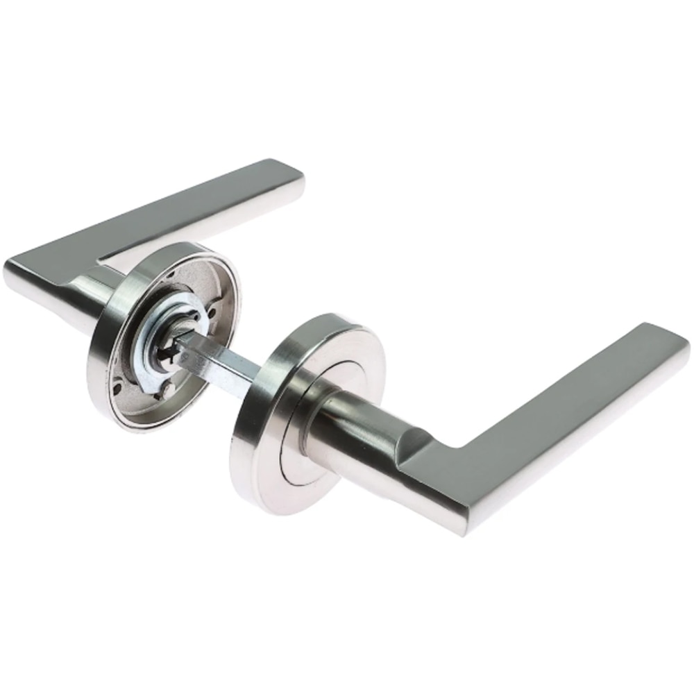 Maner cu rozeta YALE, aluminiu, 126 mm, 2 bucati, nichel