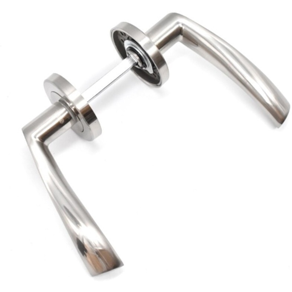 Maner cu rozeta YALE, aluminiu, 126 mm, 2 bucati, nichel