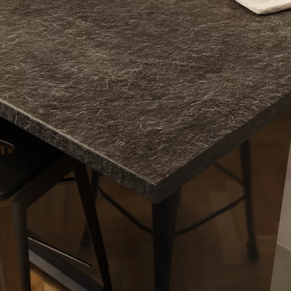 Blat bucatarie GOODHOME, 300 x 62 x 3.8 cm, PAL, negru