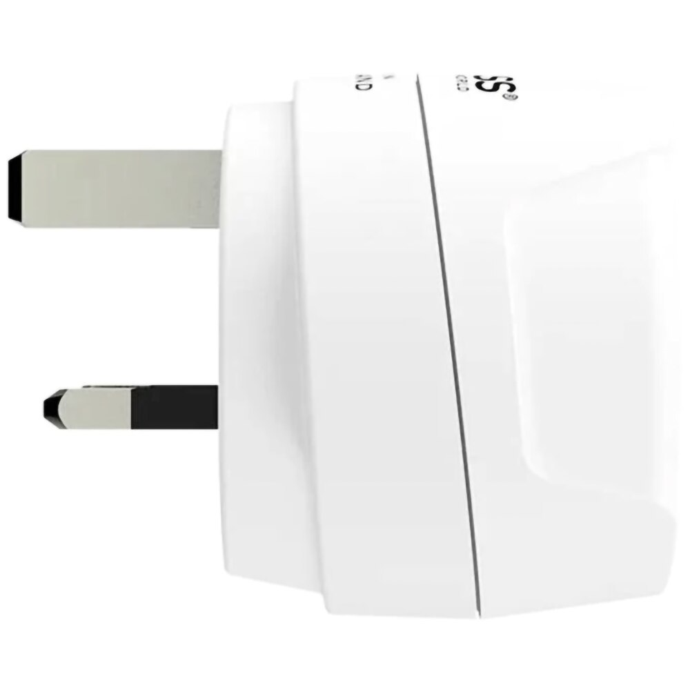 Adaptor priza SKROSS 1.500230C-E, EU-UK, plastic, alb