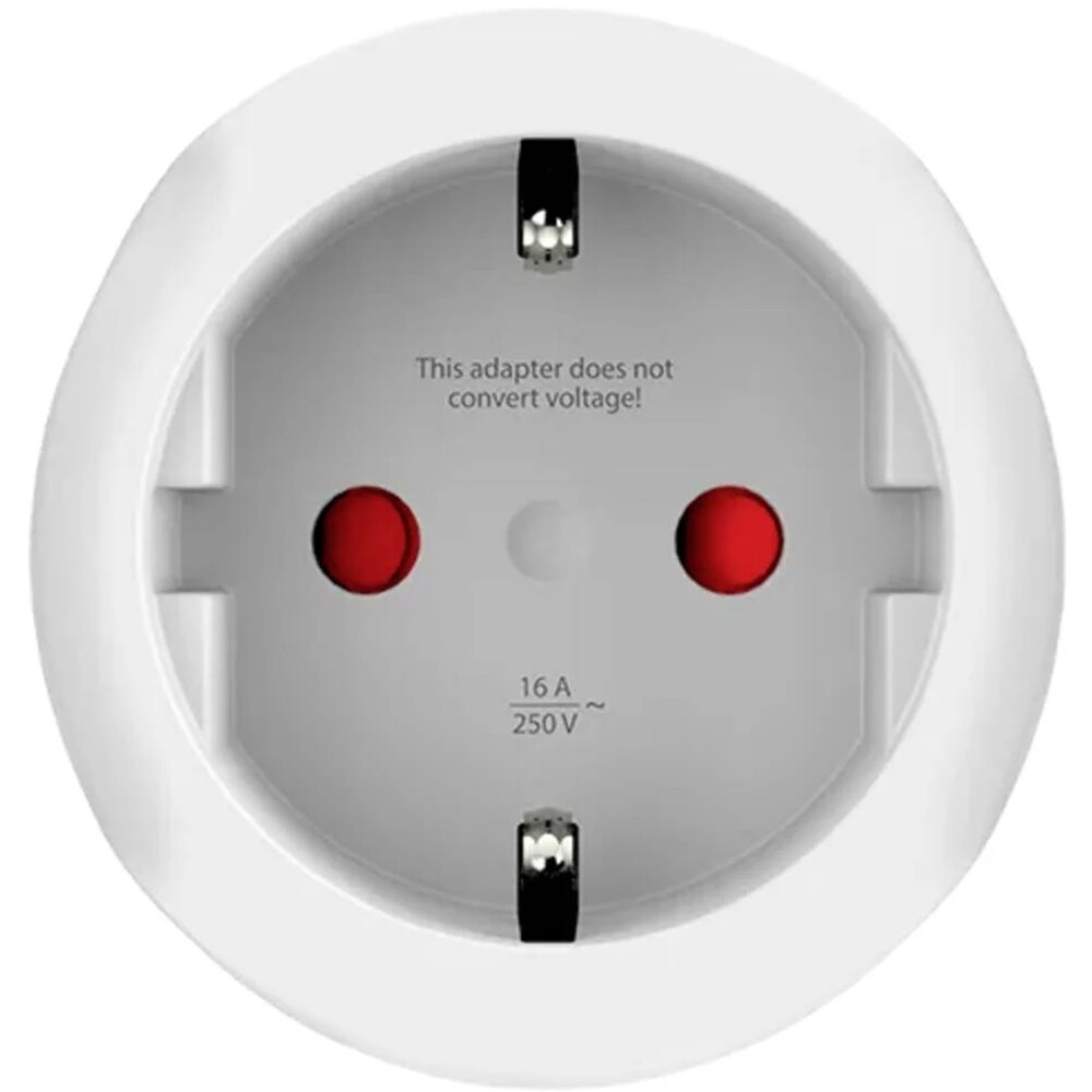 Adaptor priza SKROSS 1.500230C-E, EU-UK, plastic, alb