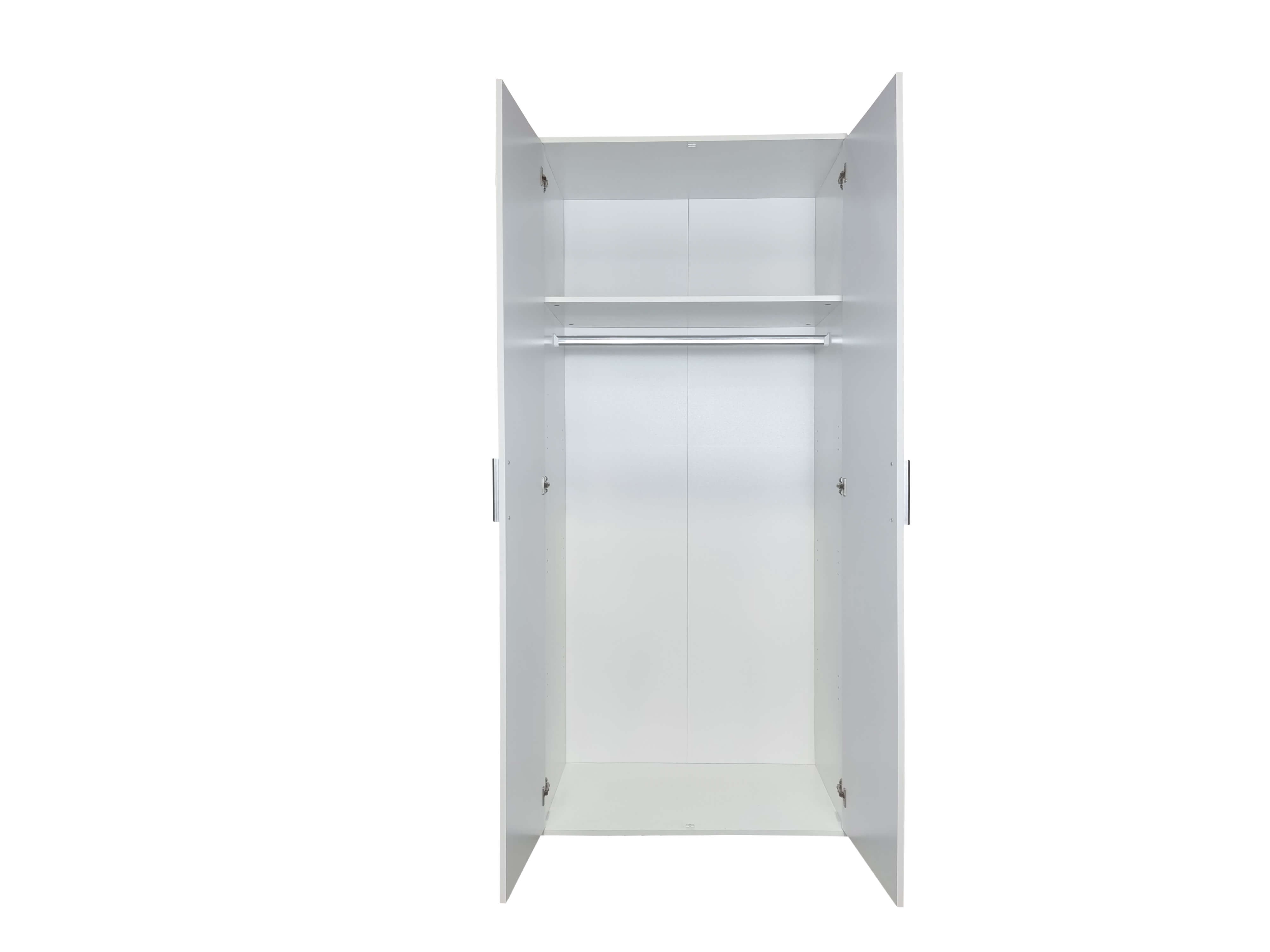 Dulap haine, alb, 2 usi  Blanka