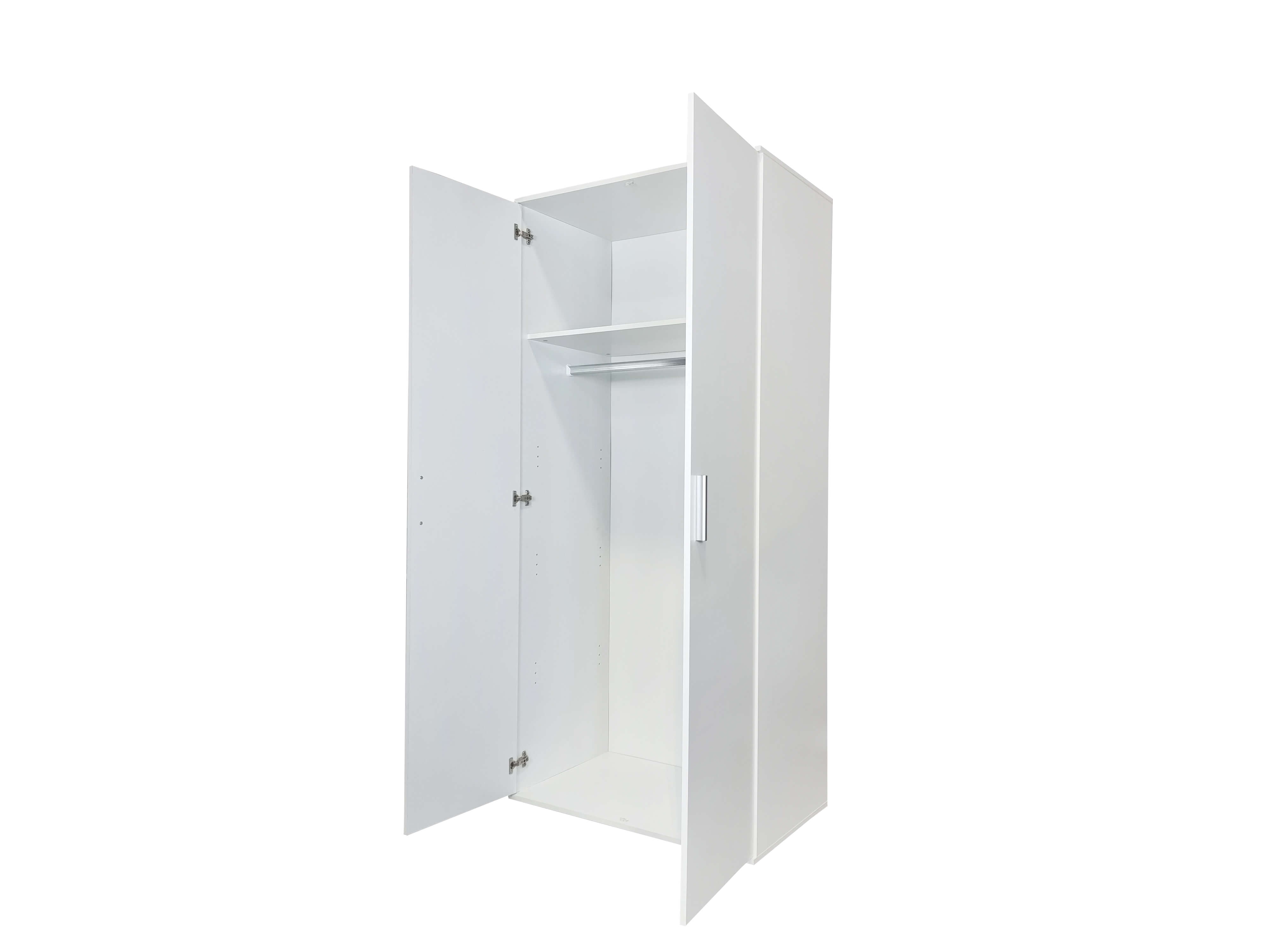 Dulap haine, alb, 2 usi  Blanka