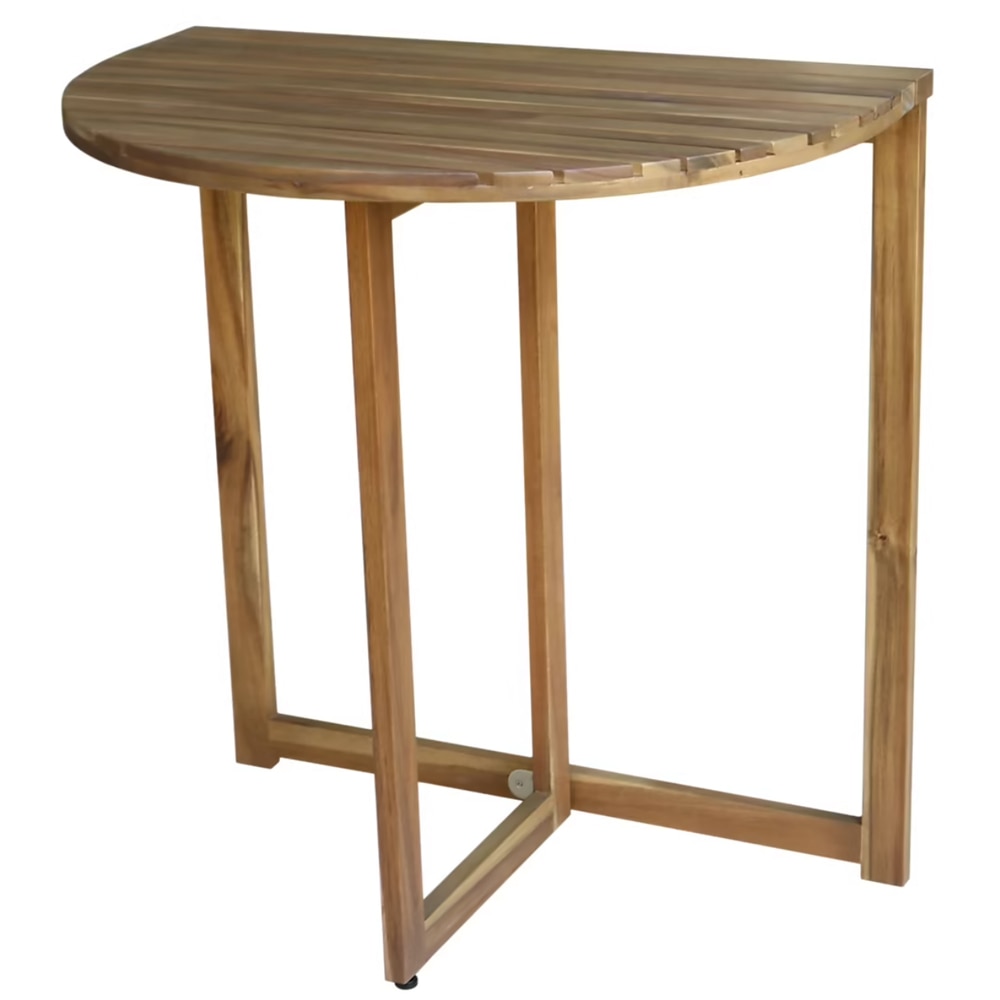 Masa balcon GOODHOME 101483391, 70 x 47 cm, lemn salcam