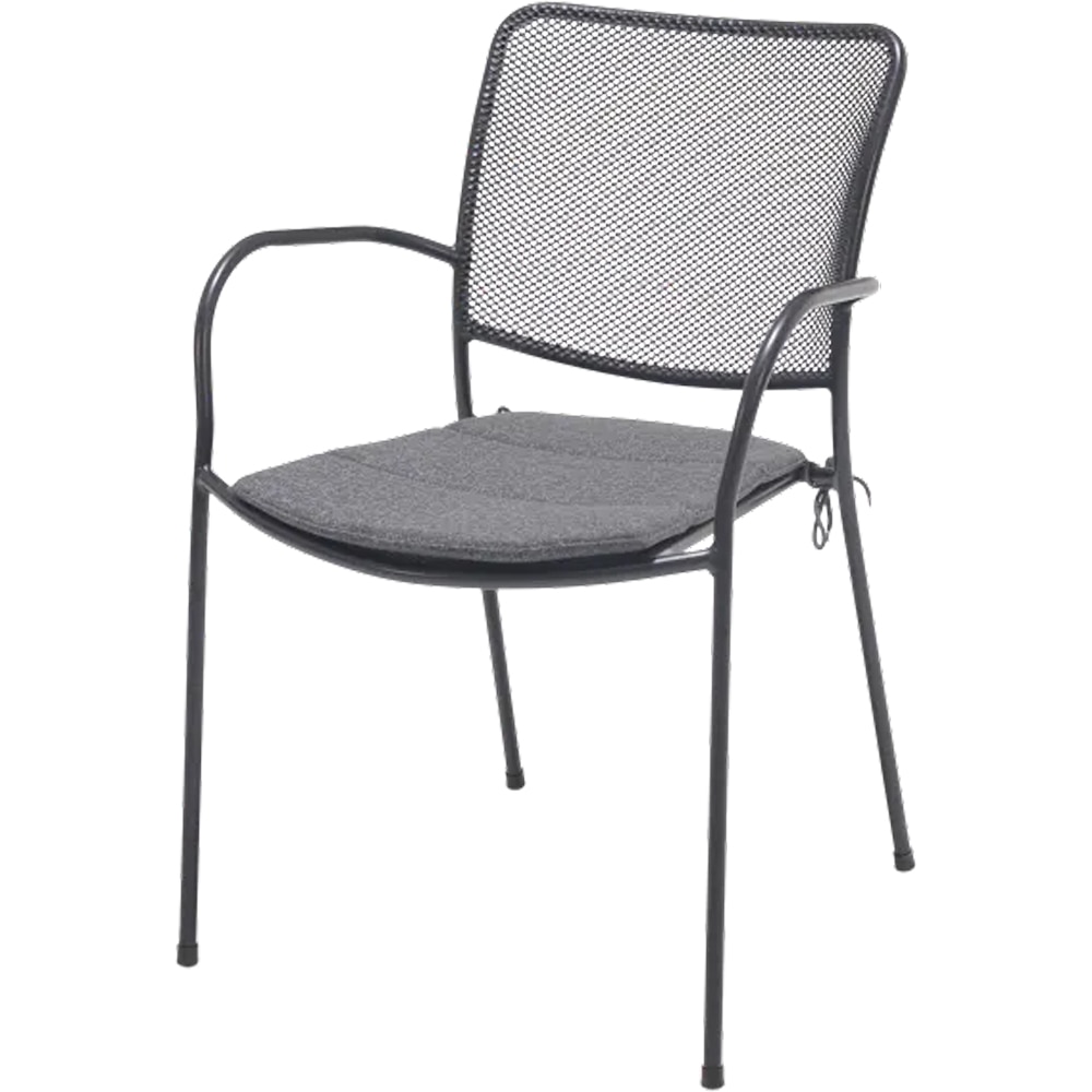 Scaun gradina GOODHOME Hania, 60 x 57.5 x 84 cm, negru