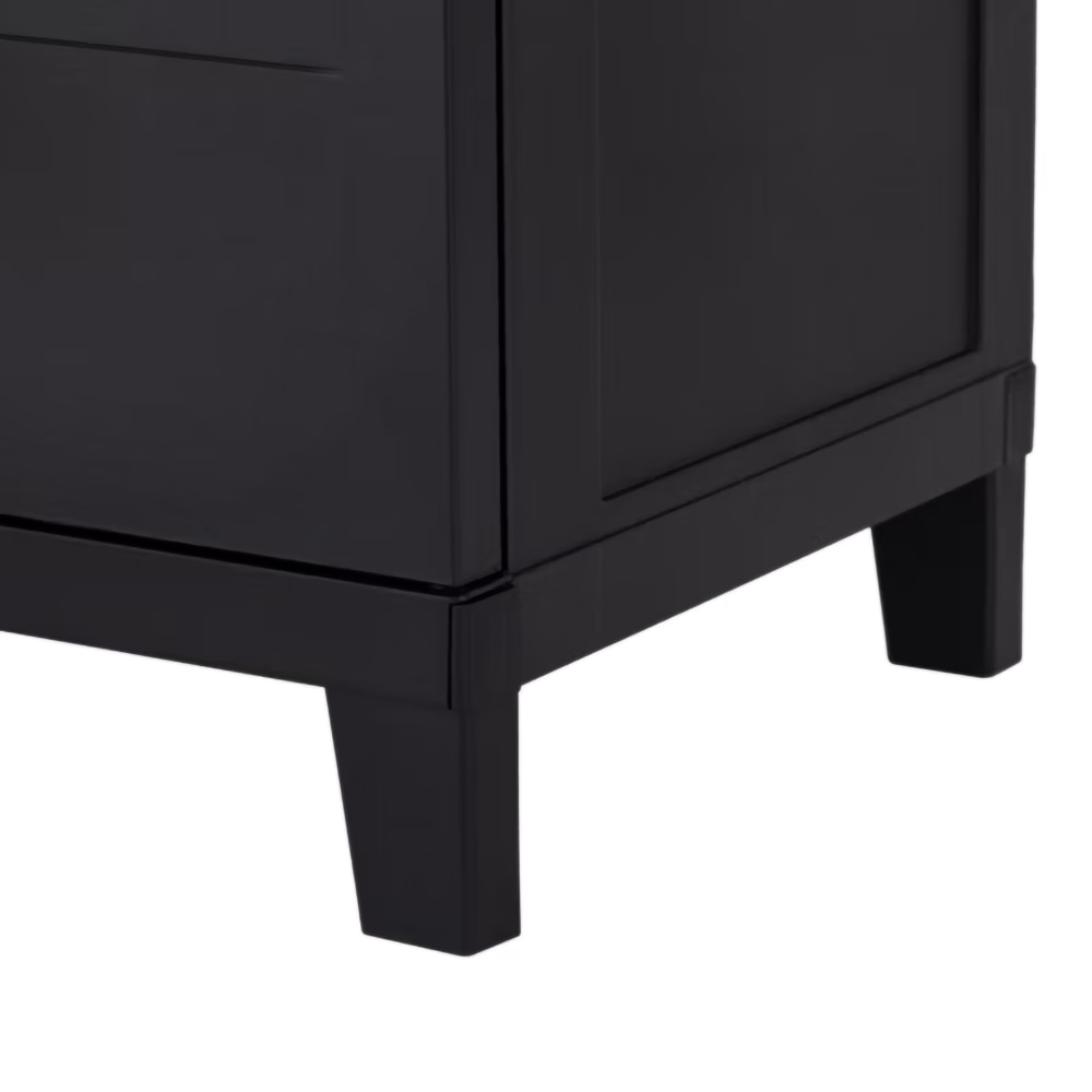 Dulap depozitare, plastic, 66 x 37 x 87 cm, negru