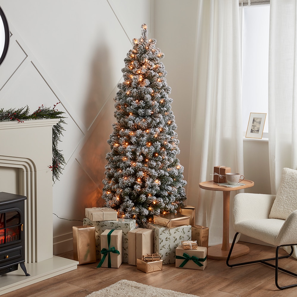 Brad artificial Olan cu suport, inaltime 183 cm, PVC, verde