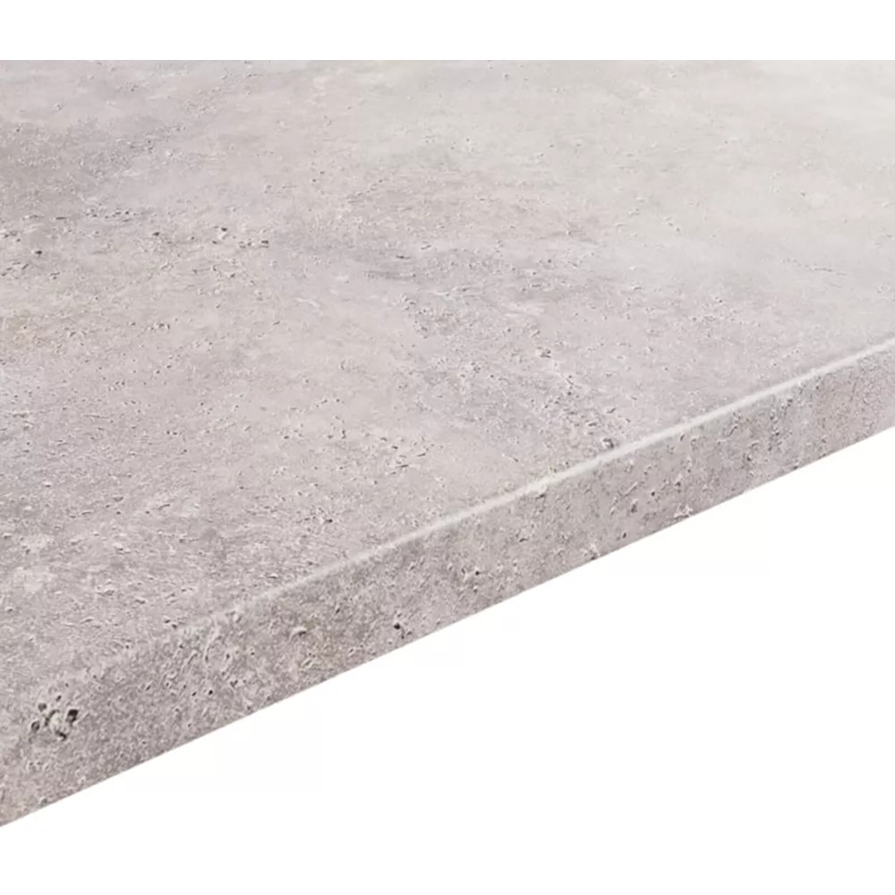 Blat bucatarie GOODHOME, 300 x 62 x 3.8 cm, PAL, gri beton