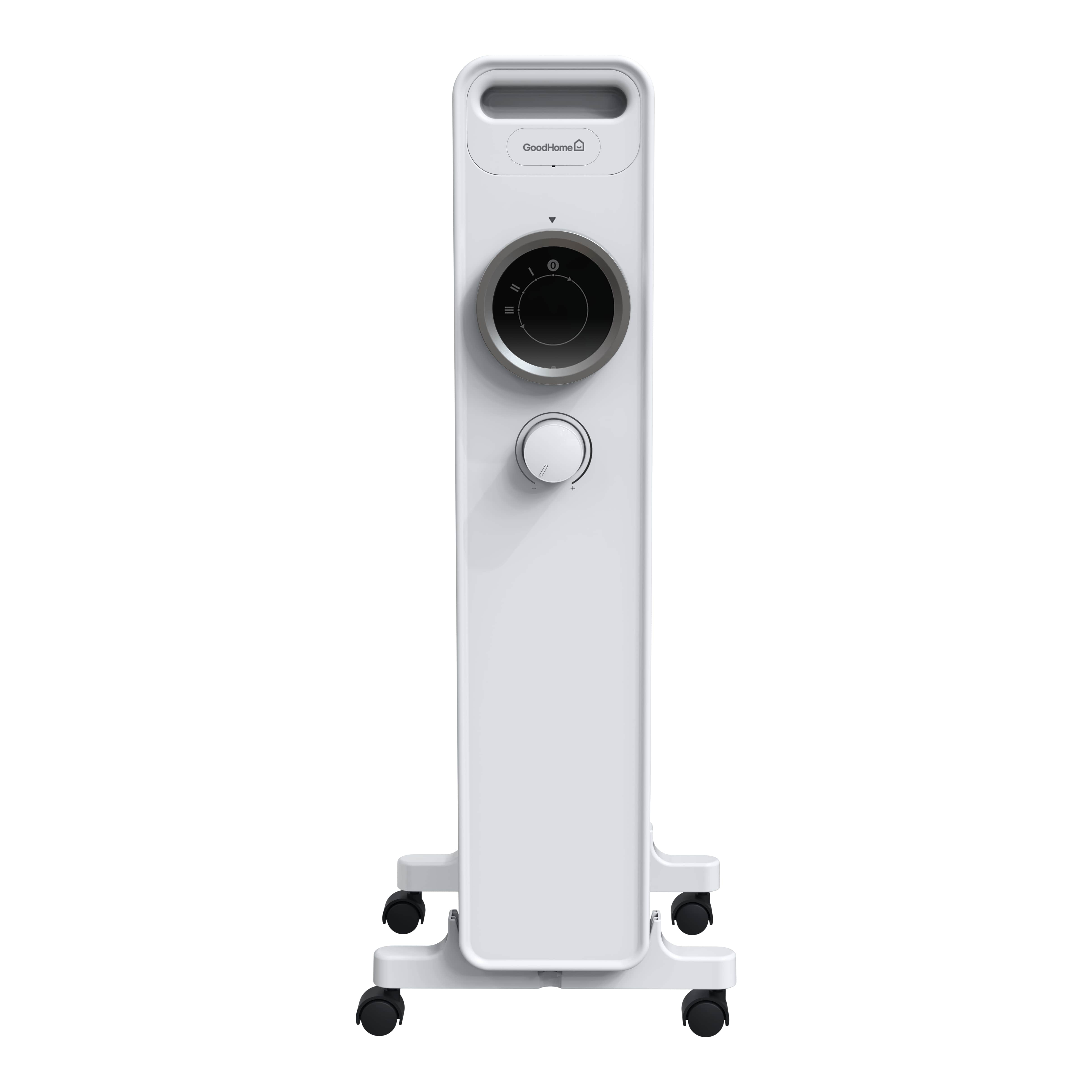 Radiator electric GoodHome, 7 elementi, 1500W, alb