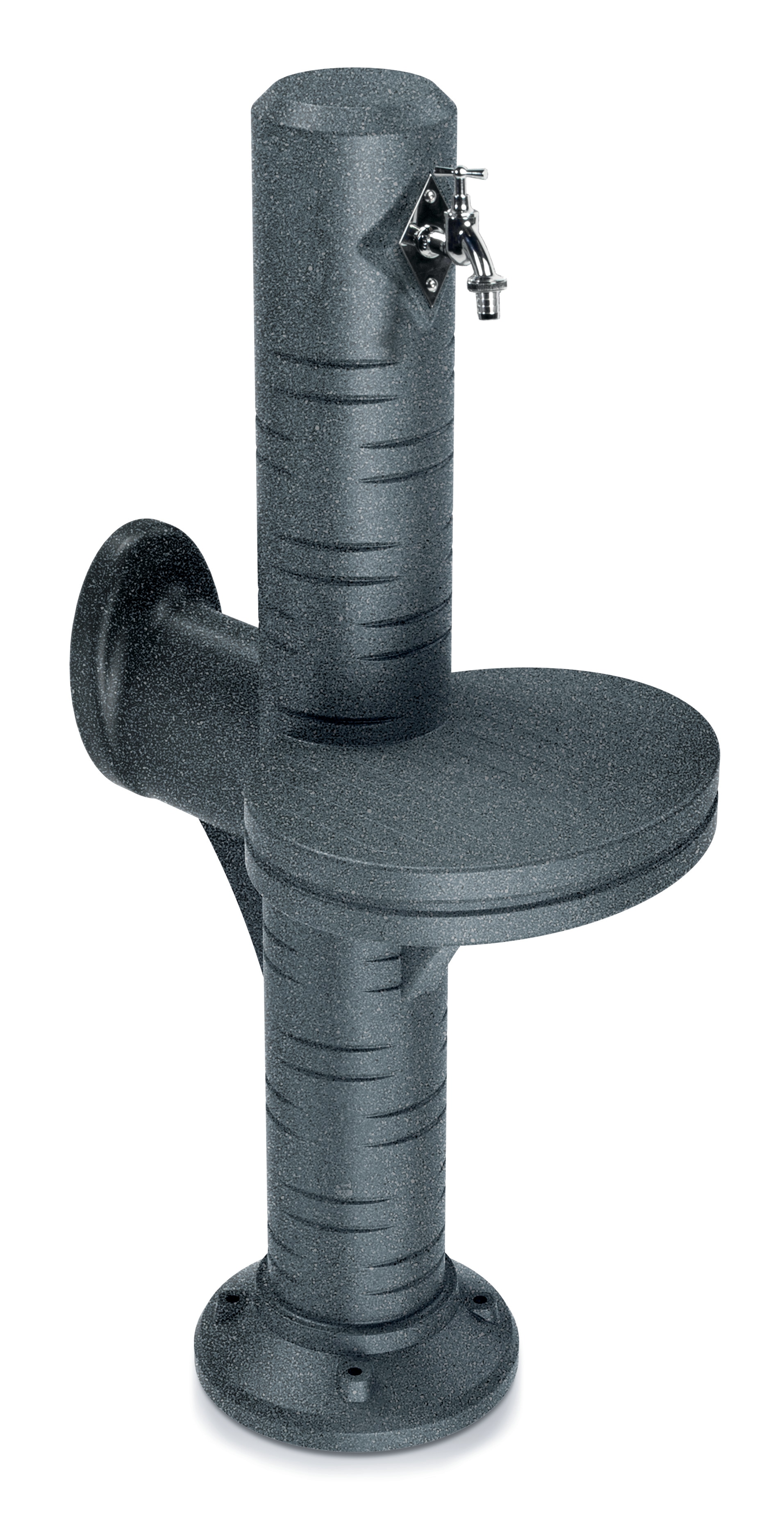 Cismea de gradina PROSPERPLAST Freze, 102x53x37.4cm, polietilena, gri antracit