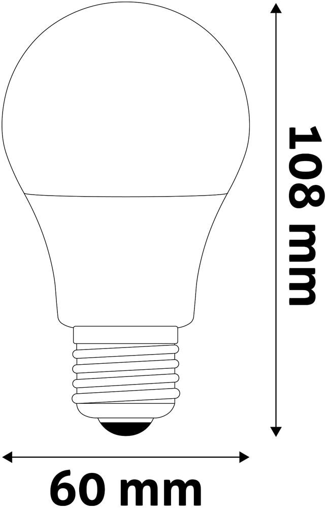 Set 3 becuri LED, E 27, 10 W, 950 lm, 4000 K  Entac