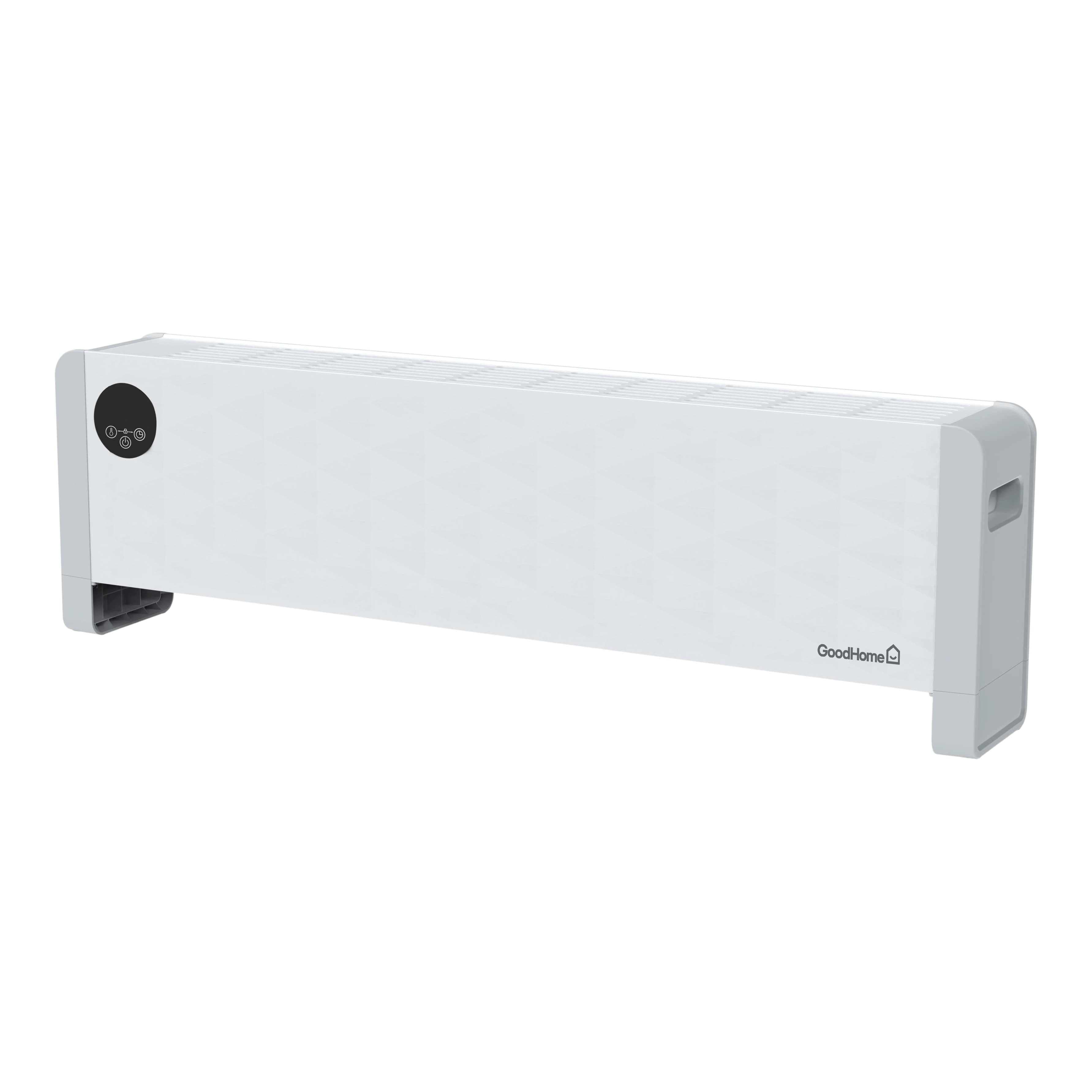 Aeroterma GOODHOME, 82.6 x 12 x 25.1 cm, 2200W, suprafata de incalzire 20m2, 50Hz, IP20, metal si plastic, alb