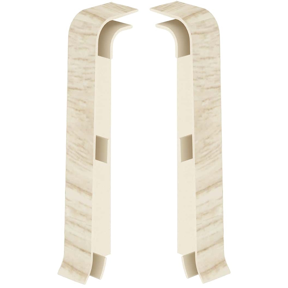 Terminatie stanga-dreapta VILO Esquero 605, PVC, 6.7 cm, 2 bucati, platan vestic