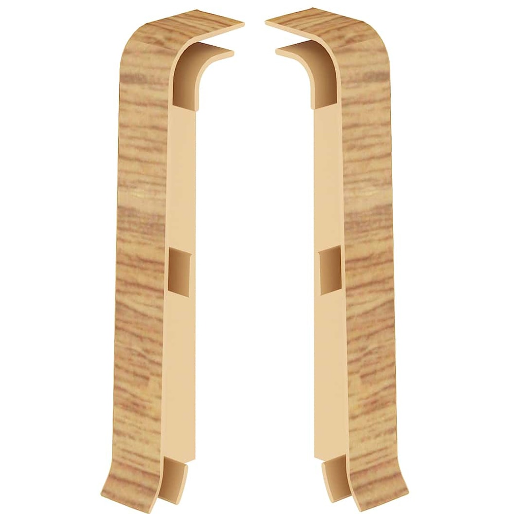 Terminatie stanga-dreapta VILO Esquero 608, PVC, 6.7 cm, 2 bucati, stejar rosu