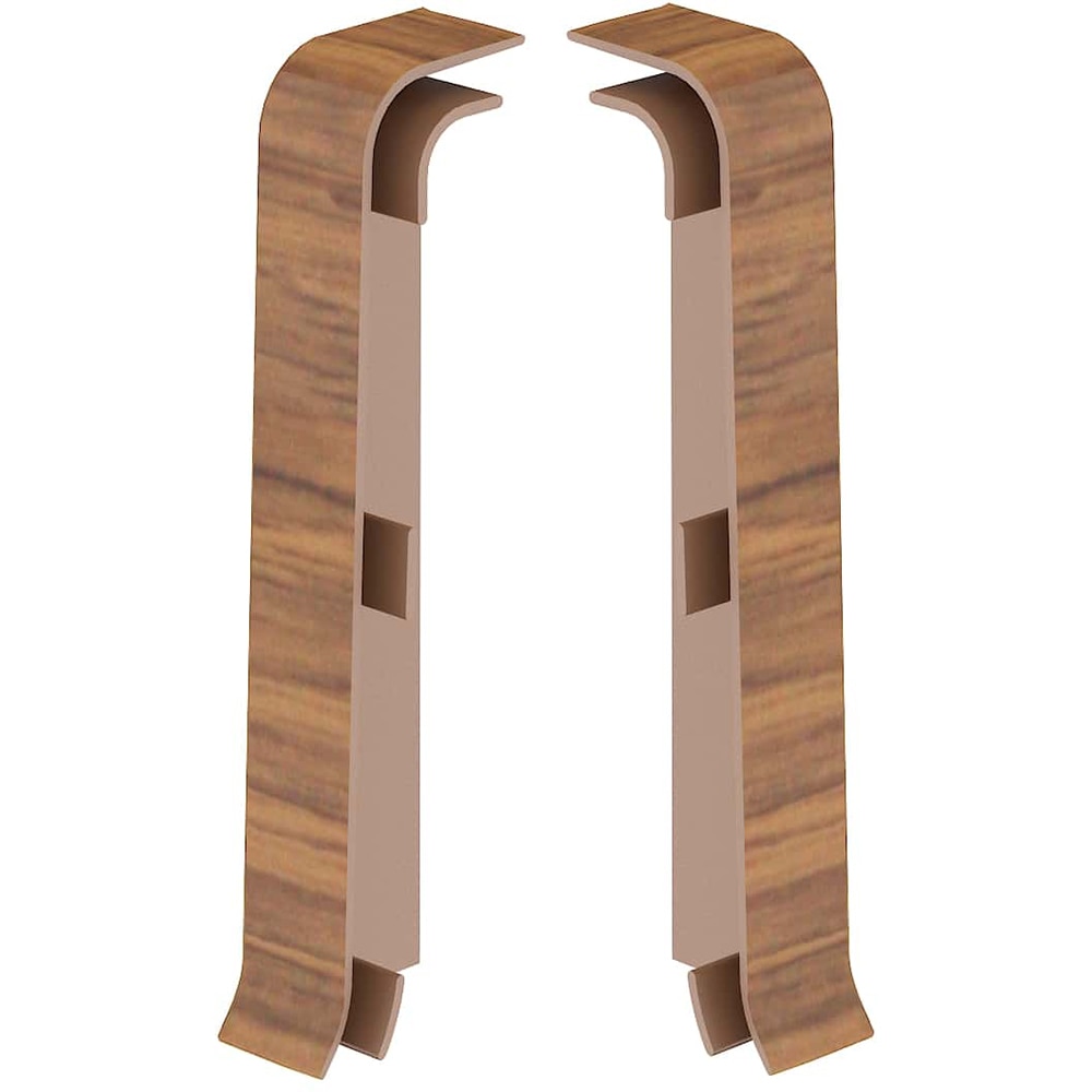 Terminatie stanga-dreapta VILO Esquero 611, PVC, 6.7 cm, 2 bucati, maro