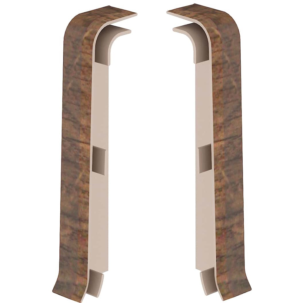 Terminatie stanga-dreapta VILO Esquero 612, PVC, 6.7 cm, 2 bucati, stejar